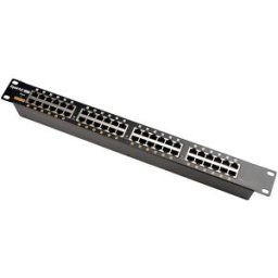 Injetor PoE Gigabit 24 Portas 48V p/ Rack 19" (Preto) - EXTRALINK