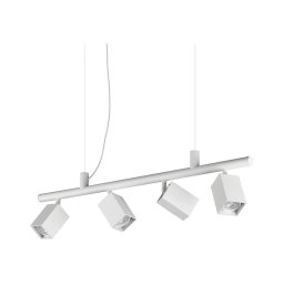Ideal Lux - Lustre LED suspenso por cabo DYNAMITE 4xGU10/7W/230V CRI 90 branco