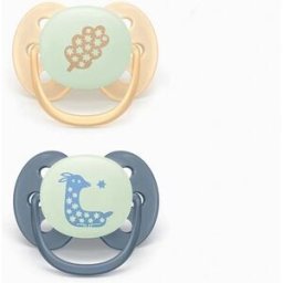 Pack de 2 Chupetas Ultra Soft Night Philips Avent, 6-18M
