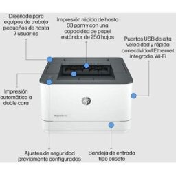 Impressora Laser Wi-Fi HP LaserJet Pro 3002dw Monocromática com Duplex