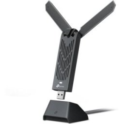 startech Adaptador Wi-Fi TP-Link Archer TBE400UH Tribanda 2882 Mbit/s USB WLAN Wi-Fi 7 Cinzento