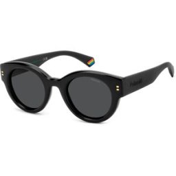 Óculos de sol Polaroid PL PLD 6240/S/X Preto Tamanho: 48X24 Preto