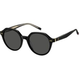 Óculos de sol Tommy Hilfiger TH TH 2212/S Preto Tamanho: 50X19 Preto