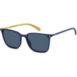 Óculos de sol Polaroid PL PLD 4207/S/X Azul Tamanho: 55X17 Azul