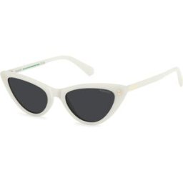 Óculos de sol Polaroid PL PLD 6246/S Branco Tamanho: 52X18 Branco