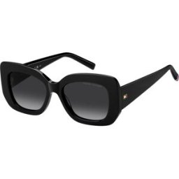 Óculos de sol Tommy Hilfiger TH TH 2224/S Preto Tamanho: 52X18 Preto