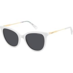 Óculos de sol Polaroid PL PLD 4184/S/X Branco Tamanho: 52X19 Branco