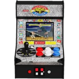Máquina de Jogos Portátil Street Fighter 2 Champion Edition Micro Player c/ Ecrã 3.25" - MY ARCADE