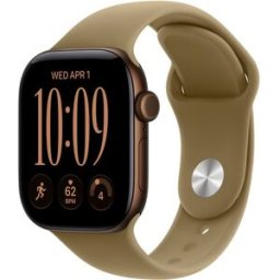 Apple WATCH S12 42MM GPS + CELLULAR ALUMÍNIO BRONZE ESCURO E DESPORTIVA AZEITONA M/L