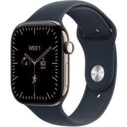 Apple WATCH S12 46MM GPS + CELLULAR NATURAL TITANIO E DESPORTIVA AZUL NAVY S/M
