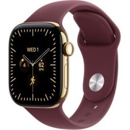 Apple WATCH S12 42MM GPS + CELLULAR TITANIO OURO RADIANTE E DESPORTIVA BORDÔ M/L