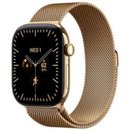 Apple WATCH S12 46MM GPS + CELLULAR TITANIO E LOOP MILANESA OURO RADIANTE S/M