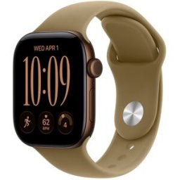 Apple WATCH S12 42MM GPS ALUMÍNIO BRONZE ESCURO E DESPORTIVA AZEITONA S/M