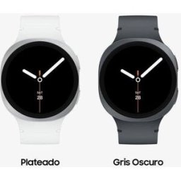 Samsung Galaxy Watch8 Bluetooth GPS 40mm AMOLED Prateado Resistente 5ATM IP68