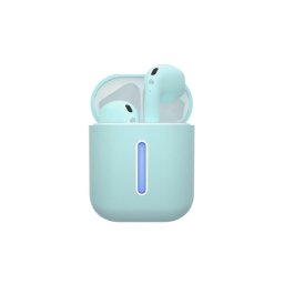 TESLA Electronics - Auscultadores sem fios 300 mAh + 2x 25 mAh IPX4 turquesa