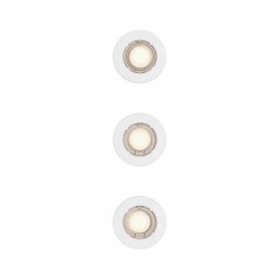 Philips - Conjunto de 3 luminárias de embutir PERIDOT 1xGU10/7W/230V brancas