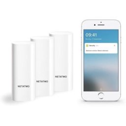 Sensor de Portas e Janelas Netatmo Sensores de Abertura Inteligentes RF Wireless Kit 3 Unidades