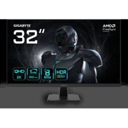 MONITOR GIGABYTE 32" GS32QA,SS IPS,2560X1440 (QHD),0.27PP,1200:1,1MS,180HZ,2HDMI+1DP - 1406013