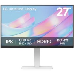 Monitor Profesional LG UltraFine 27US550-W 27"/ 4K/ Regulable en altura/ Blanco