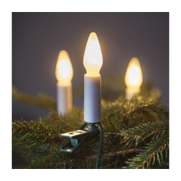 Cordão de luzes de Natal LED FELICIA FILAMENT 16xLED 13,5m branco quente
