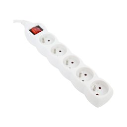 Cabo de extensão com interruptor 5Z Type E 3m branco