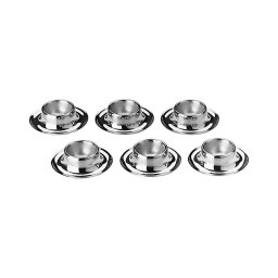 WMF - Conjunto de 6 suportes para ovos CROMARGAN AKTUELL em aço inoxidável