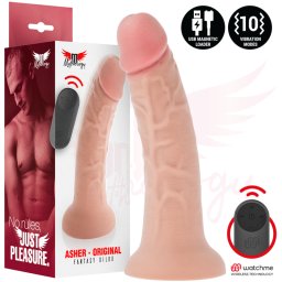 MYTHOLOGY - ASHER ORIGINAL DILDO M - VIBRADOR + CONTROLE REMOTO COM TECNOLOGIA SEM FIO WATCHME