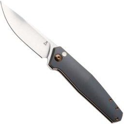 Ansø of Denmark Toko TOK-KOB-AMB-TI, Stonewashed RWL34, Kobolt Titanium, Amber Hardware, Titanium Backspacer, navalha, Jens Ansø design