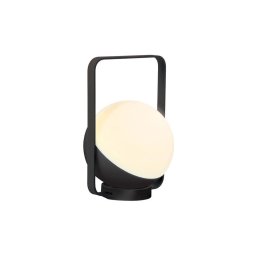 Zambelis E233 - Lâmpada LED externa dim. 1,5W/3,7V 2600mAh IP44 preta
