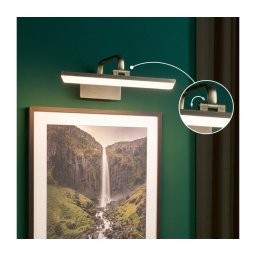 Paulmann 95569 - Luminária para quadros LED 9,5 W RENAN 230 V 40 cm latão