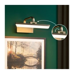 Paulmann 95568 - LED/6W Aplique para quadros RENAN 230V 30 cm latão