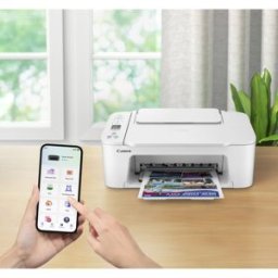 Canon PIXMA TS3751i Impressora Multifunções a Cores Inkjet com WiFi e LCD Branca