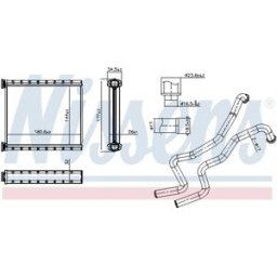 Aquecedor de água NISSENS 707368
