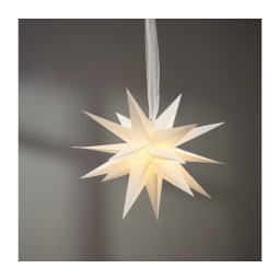 Eglo 411565 - Decoração de Natal DECEMBER estrela 1xE14/25W/230V 35 cm cinzento