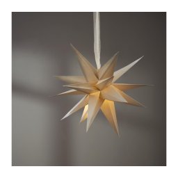 Eglo 411566 - Decoração de Natal DECEMBER estrela 1xE14/25W/230V 35 cm bege