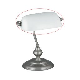 Rabalux 4037 - Vidro de substituição para candeeiro de mesa BANK E27