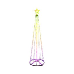 LED RGB Árvore de Natal para exterior 190xLED/230V 1,8 m IP44 + comando à distância