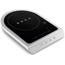 SMEG Placa de Indução PIC01WHMEU Elétrica 22 cm 1 Zona Branco e Alumínio