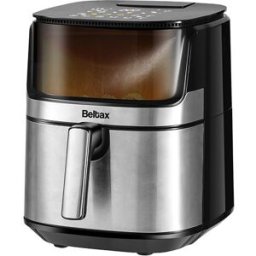 Beltax Fritadeira sem Óleo AirFryer BHF5068 6,5L - Inox Preto