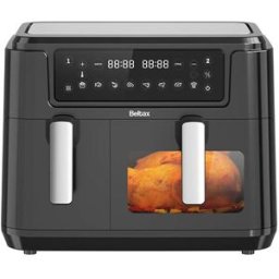 Beltax Fritadeira sem Óleo AirFryer BHF5047 6L + 3,5L - Preto