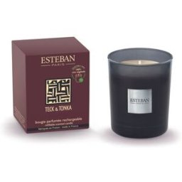 Nature & Decouvertes Vela Perfumada Teck & Tonka 180Gr - Nature & Découvertes