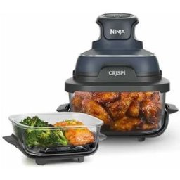 Ninja Fritadeira Sem Óleo AirFryer Crispi FN101EUGY 3,8 L 4 em 1 - Azul escuro metalizado