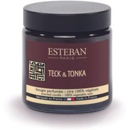 Nature & Decouvertes Vela Perfumada Teck & Tonka 90g - Nature & Découvertes