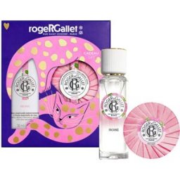 Roger & Gallet Conjunto de água perfumada com rosas para bem-estar (2 peças)