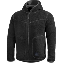 Pentagon Ianos Sherpa 2in1 Reversible Fleece Jacket 129-BLACK/WOLF GREY XL