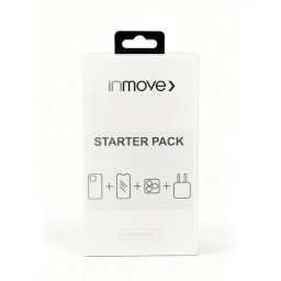 Starter Pack INMOVE Iphone 18 Pro (Capa + Pelicula + Carregador 30W + Proteção Camara)