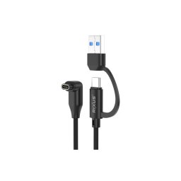 Cabo de Carregamento para Relógio Garmin Fenix 5, 6, 7, Garmin Approach S60, Garmin Vivoactive 3 RIXUS RXGM02 1m Preto