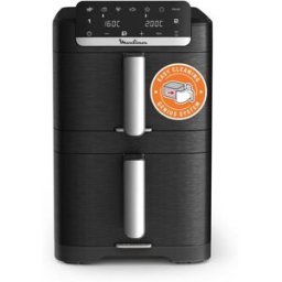 Moulinex Fritadeira sem Óleo AirFryer EZ7568F0 Easy Fry Crispy Stack 10 L - Preto