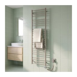 Vertaduro - Radiador para casa de banho com termóstato SIMONE 600W 174x50 cm taupe