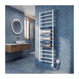 Vertaduro - Radiador para casa de banho com termostato ZOE 400W 186x50 cm branco